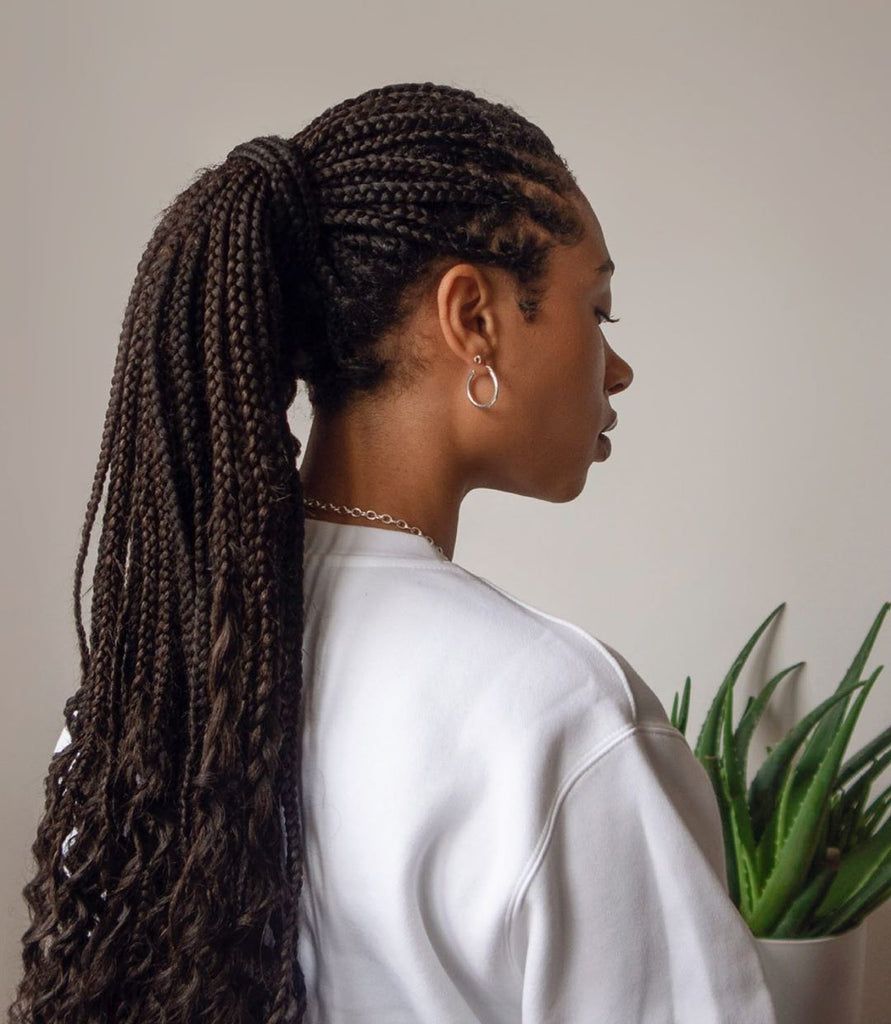 What is braiding hair made of?